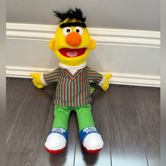 Sesame Street Other - NWOT Sesame Street Bert 14” in Plush Stuffed Animal Toy Kids Toddlers Baby